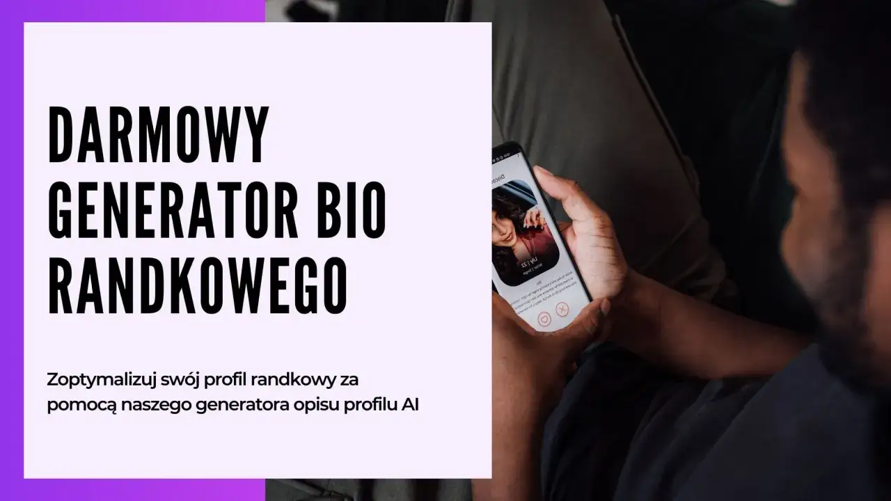 Darmowy generator bio randkowego pomoże Ci stworzyć oryginalny opis siebie. Zoptymalizuj swój profil randkowy za pomocą naszego generatora opisu profilu AI.